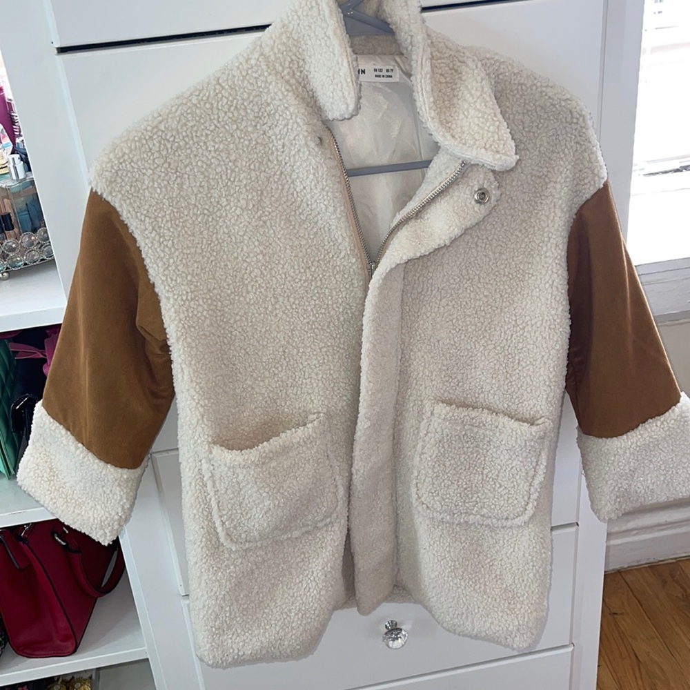 SHEIN KIDS TEDDY COAT